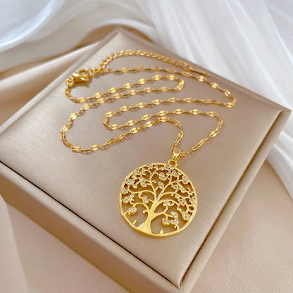 collier arbre de vie or