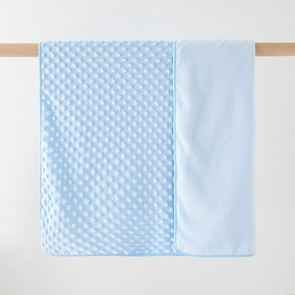 couverture bebe bleu pale